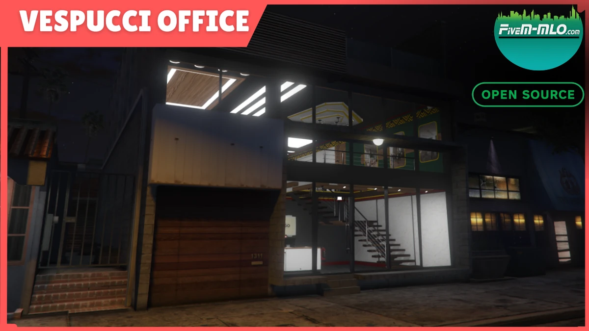 Vespucci Office MLO FiveM | Modern Corporate Office | Open Source